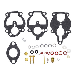 OXCANO rebuild kit components laid out for easy inspection and correct assembly.