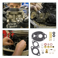 OXCANO K7515 carburetor repair kit in use demonstrates efficient field service.