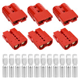 OXDFK 120A red quick-connect plug for rugged power connections