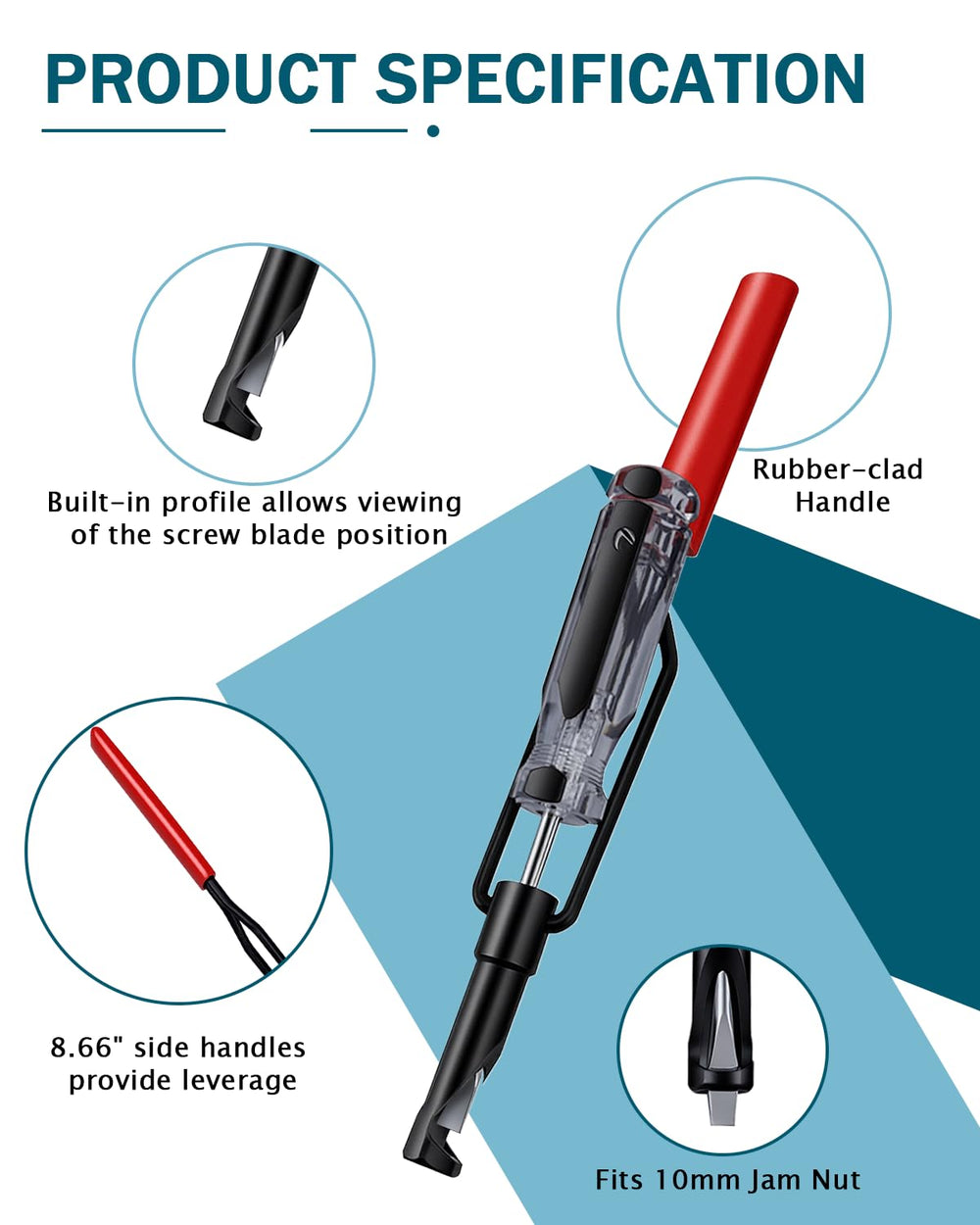 OXDFK angled-feeler-gauge helps measure valve clearance accurately.
