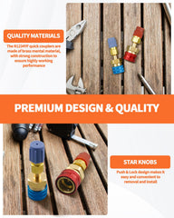 OXDFK ball-lock seal enables leak-free performance during gauge use