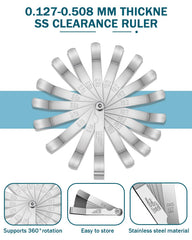 OXDFK window-cut-out design aligns tool for positioning during valve adjustments.