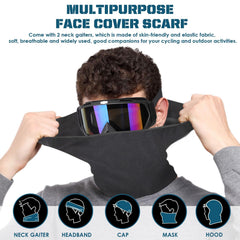 OXG compatible with helmets and open-face designs for various riders.