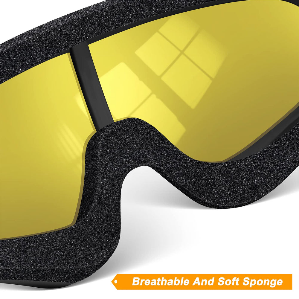 OXG goggles compact storage case keeps lenses clean.