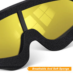 OXG goggles compact storage case keeps lenses clean.