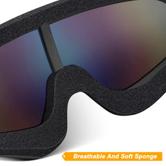 OXG dustproof and windproof design shields eyes in dusty or windy conditions.