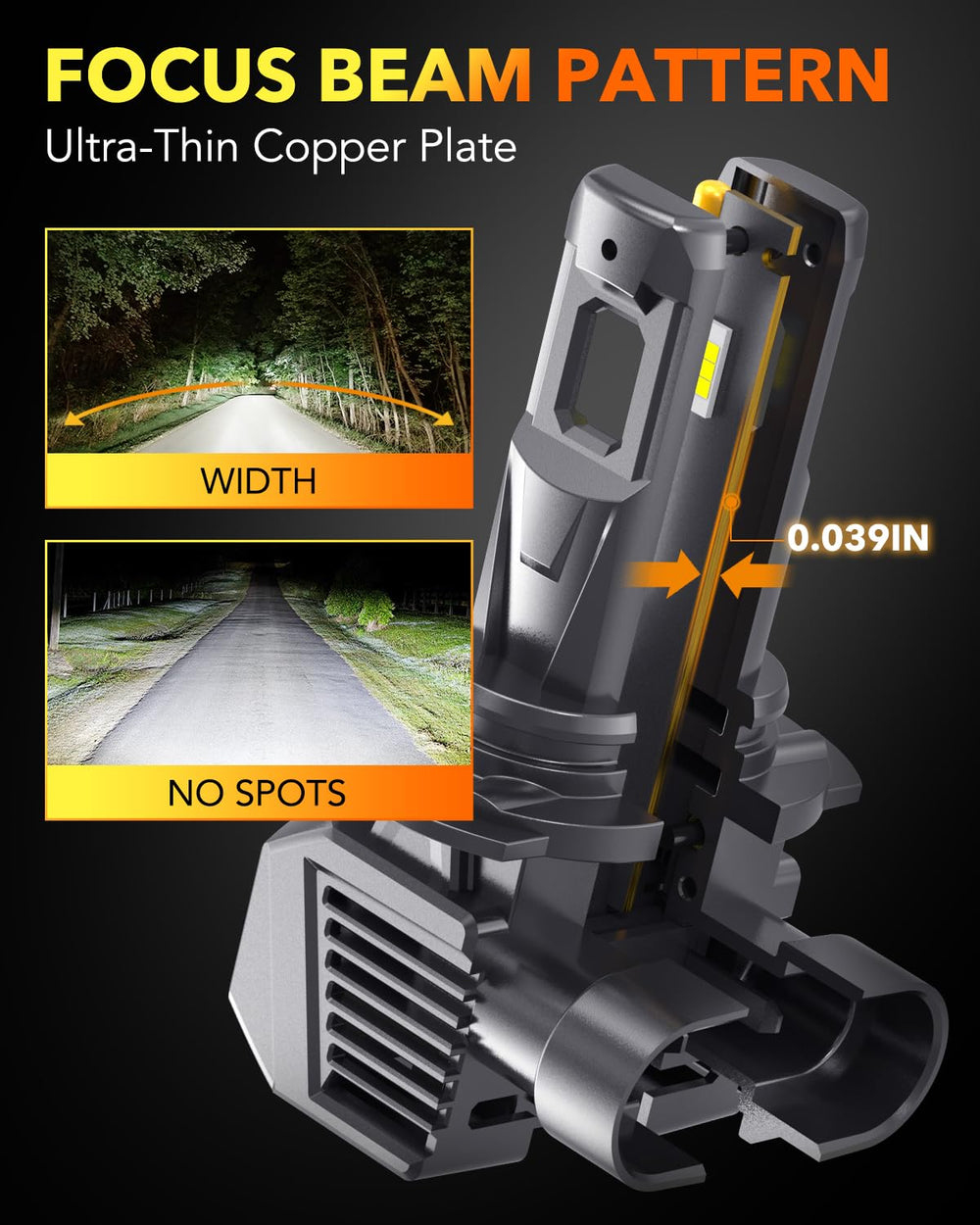 OXILAM aviation aluminum body offers durable construction and heat dissipation