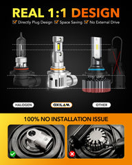 OXILAM CANBUS-ready bulbs reduce flicker and compatibility issues.