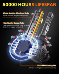 OXILAM cooling fan runs quietly at 12,000 RPM to stay cool