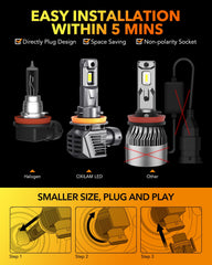 OXILAM H11, H9, and H8 compatibility supports multiple socket upgrades