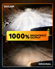 OXILAM H13 LED bulbs installation-friendly plug-and-play setup for a quick vehicle upgrade.