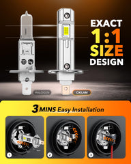 OXILAM H1 bulbs rated IP68 for weather resistance in harsh conditions