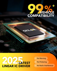 OXILAM H7 LED IP68 waterproof design for all-weather reliability