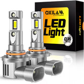 OXILAM HB3 9005 bulbs front view for quick upgrade and clearer night driving