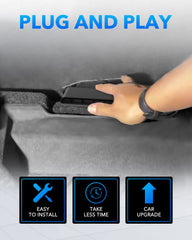 GMC Sierra rear vents with OXILAM deflectors supporting directional flow