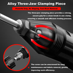 OXVIT ergonomic design reduces fatigue during long rivet sessions
