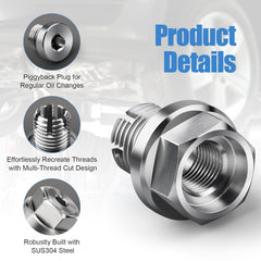 OxyGenie M12-1.5x15mm thread repair specification with easy installation