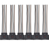OYEAUTO ignition coil connector 6-pack front view, compatible with Toyota and Lexus V6 engines.