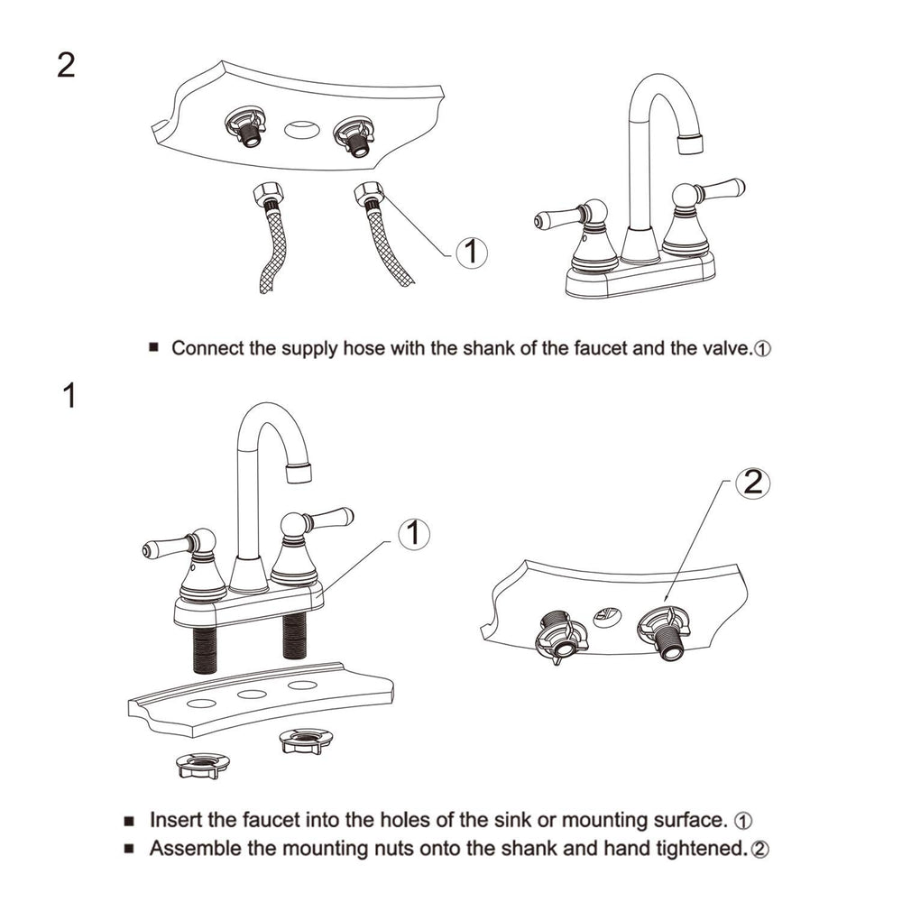 OYMOV brushed nickel faucet in RV cabin adds a clean modern touch.