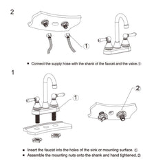 OYMOV brushed nickel faucet in RV cabin adds a clean modern touch.