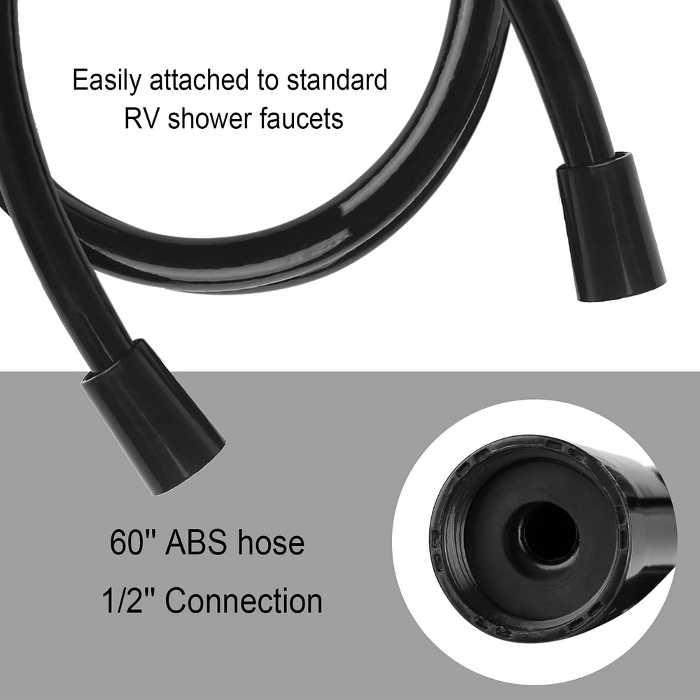 OYMOV shower head holder keeps the wand ready.