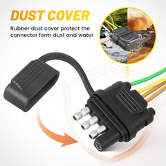 Oyviny 4-flat 5-wire connector matches standard sockets for easy replacement.