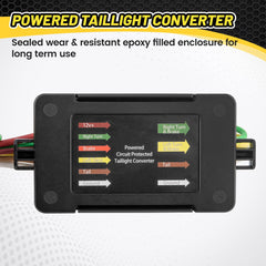 Oyviny 4-pin flat connector fits standard trailer plugs reliably.