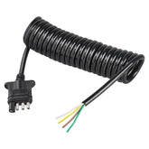 Oyviny 4-way flat harness with coiled cable for easy storage and quick connections.