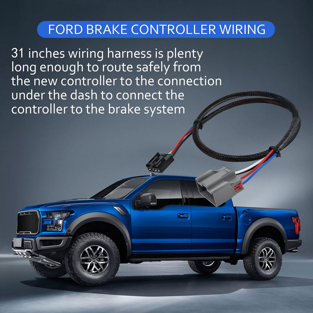 31 inch Oyviny brake control wiring adapter provides flexible routing.