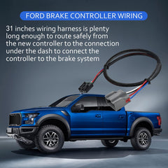 31 inch Oyviny brake control wiring adapter provides flexible routing.