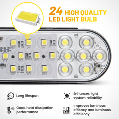 Oyviny IP65 rated light protects against dust and water spray (not submersible).