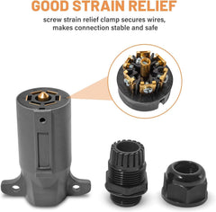 Oyviny heavy-duty grey plastic housing stands up to rugged use.