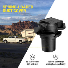Oyviny heavy-duty plastic housing withstands roadside use.