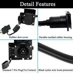 Oyviny mounting bracket shown for secure trailer wiring installation.