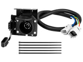 Oyviny Multi-Tow adapter installed on a Toyota Tundra with dual outputs for versatile towing