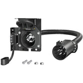 Oyviny Multi-Tow USCAR adapter showing dual 7-pin blade and 4-pin outputs for versatile towing.