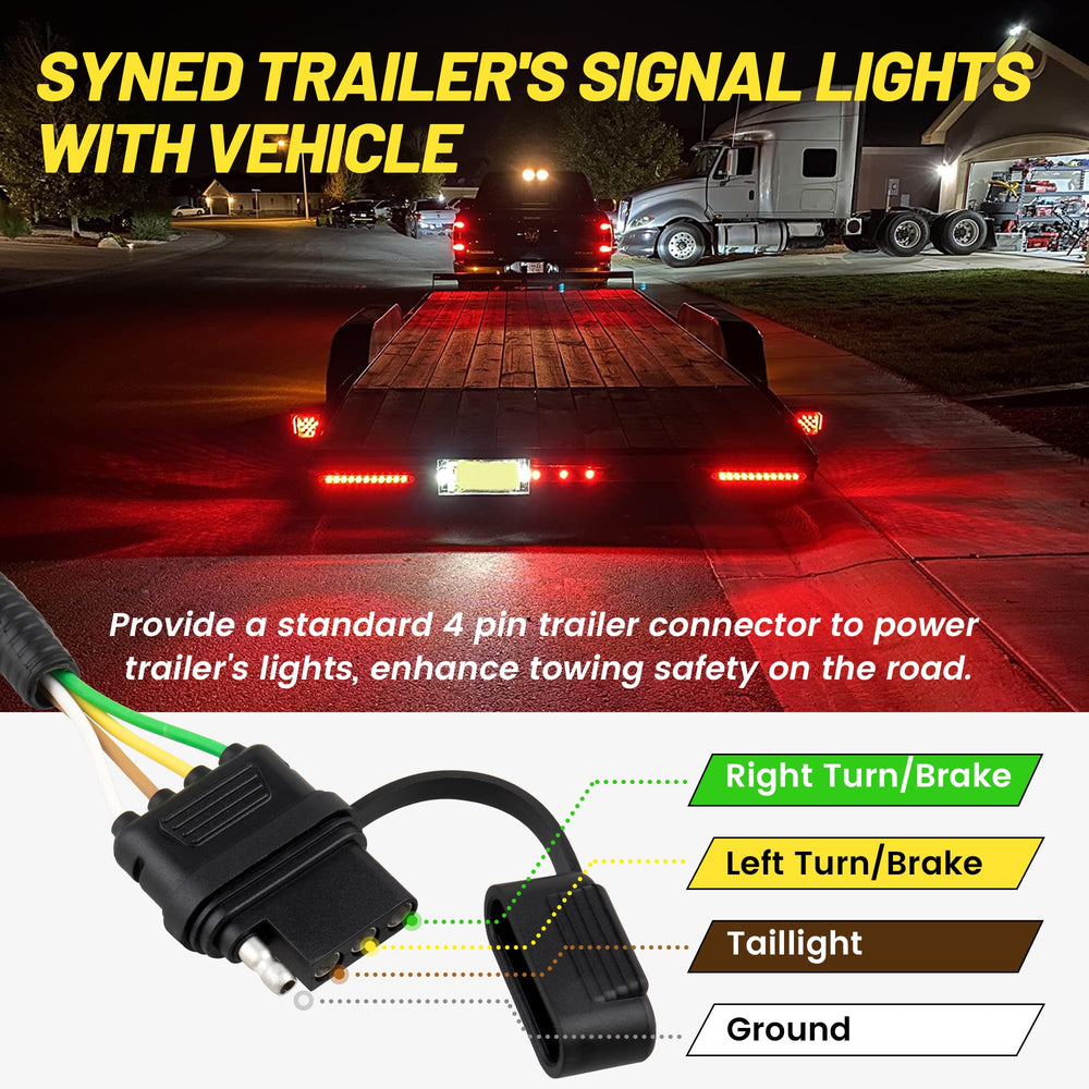 Oyviny plug-and-play installation simplifies trailer wiring setup.