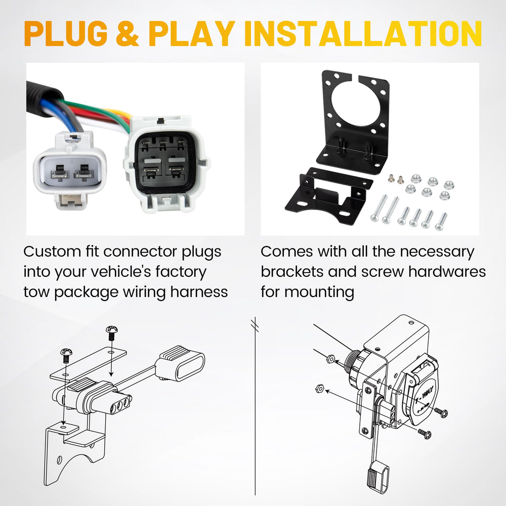 Oyviny plug-and-play installation with included hardware for quick mounting