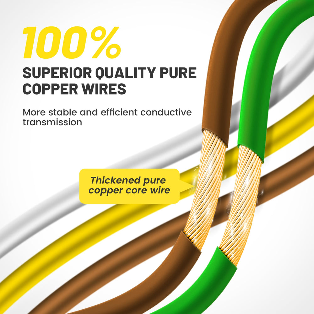 Oyviny pure copper wires ensure strong conductivity for reliable trailer lighting.