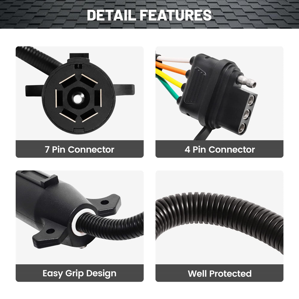 Oyviny rubber dust cover protecting terminals on the 4-pin plug