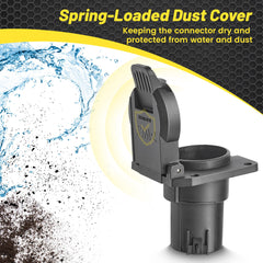 Oyviny RV blade 7-pin plug close-up highlighting durable terminals