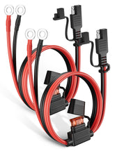 Oyviny SAE extension cable 1.98ft extends battery charging reach for vehicles