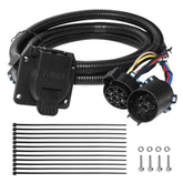 Oyviny truck bed 7-pin harness assembly enabling quick, secure towing wiring.