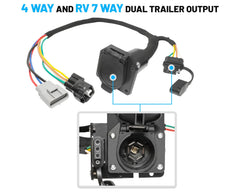 Oyviny tundra wiring kit close up ports show precise connector jacks.