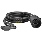 Oyviny USCAR 7-pin to 4-pin connector enables quick plug-and-play trailer wiring.