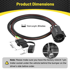 Oyviny USCAR 7-pin to 4-pin ensures easy connect and disconnect with plug-and-play design.