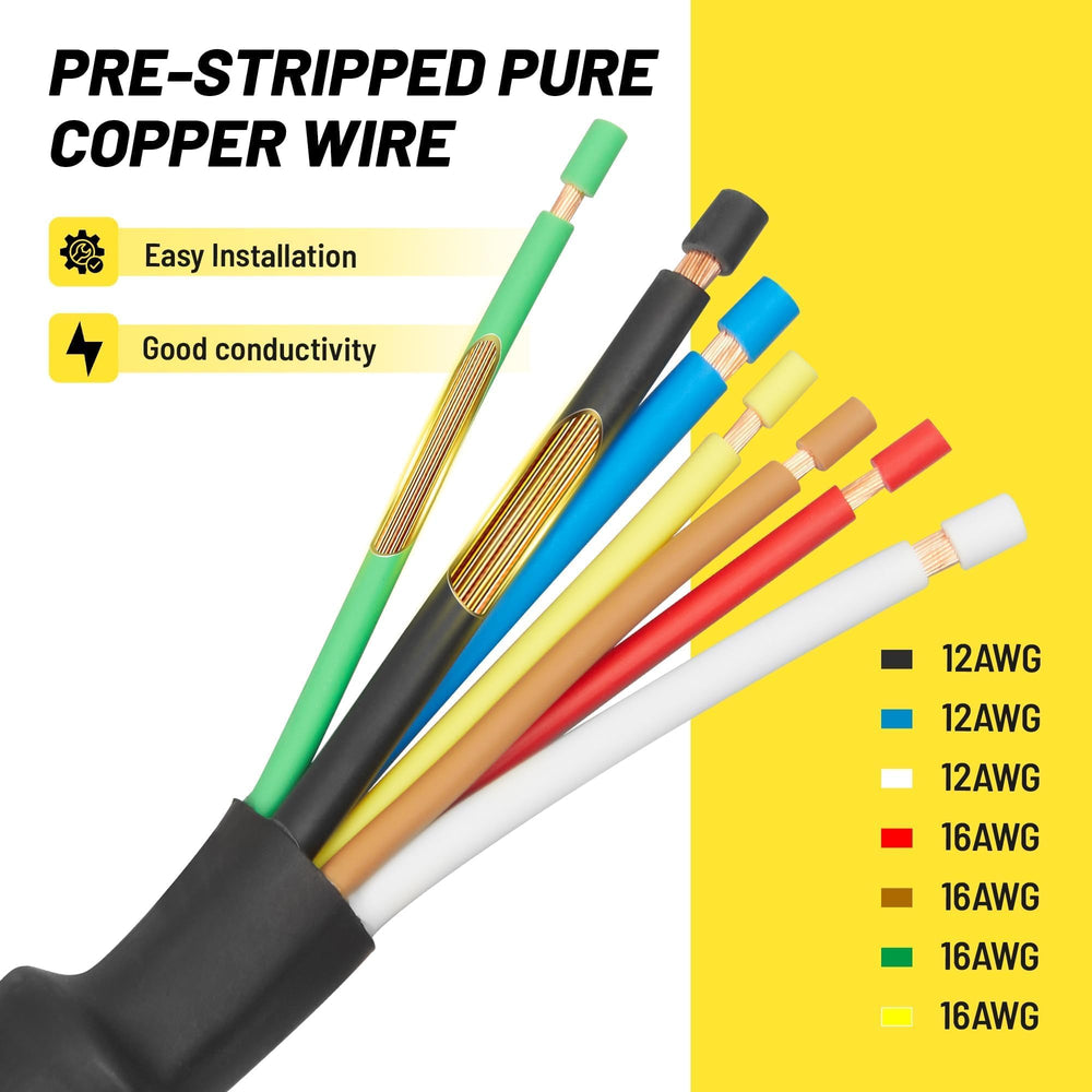 Oyviny harness protected by nylon loom for durable outdoor use