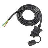 OyViny vehicle-side 4-pin flat connector with a 5 ft cable for trailer wiring.