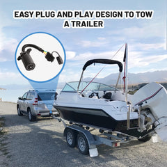 Oyviny weather-resistant 7-pin rv plug ready for outdoor use