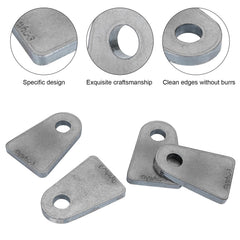 OywhC flat-bottom weld tab mount designed for precise alignment